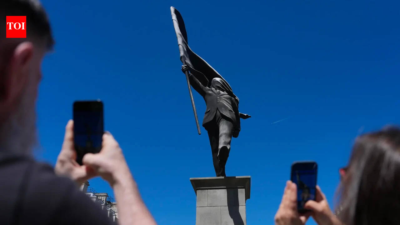 Banksy artwork appears overnight in London, Mystery statue sparks debate