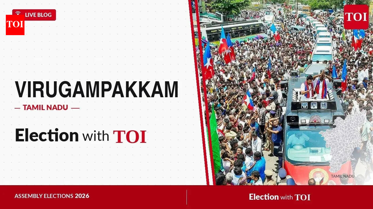 Virugampakkam elections results 2026: Sabarinathan R of TMK wins with 76,092 votes