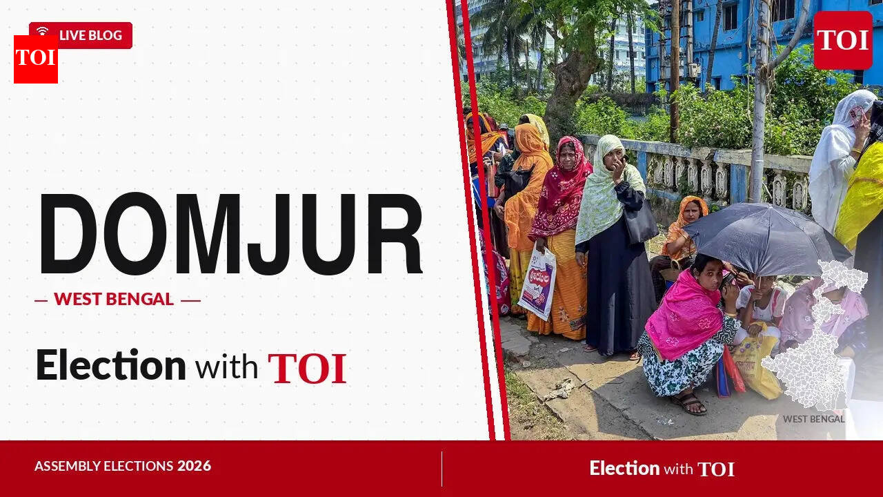 Domjur Assembly Election Results 2026 Live Updates: BJP’s Gobinda Hazra leads by 78 votes over TMC