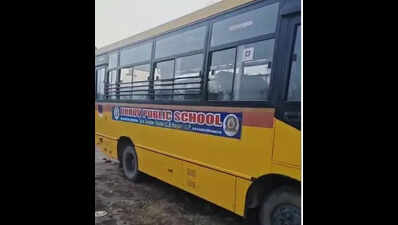 Girl (7) run over by her own school bus in Greater Noida as she tries to cross road