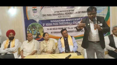 Singhania University to host third Asian Para Throwball Championship in March, 2027