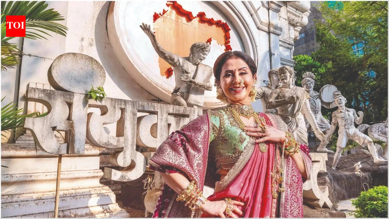 Exclusive! Urmila Matondkar stuns in Nauvari Sari at Shivaji Park, opens up about pride in her Marathi roots