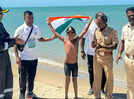 Meet Ishank Singh: 7-year-old Indian boy who swam 29km across Palk Strait in 10 hours, setting a new world record