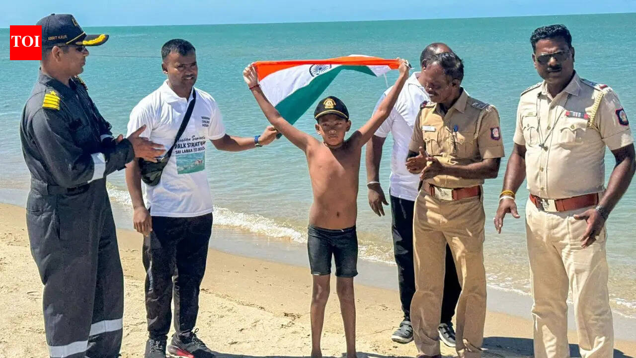 Meet Ishank Singh: 7-year-old Indian boy who swam 29km across Palk Strait in 10 hours, setting a new world record