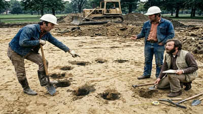 In 1971, a routine park project in Dayton exposed unusual soil marks, which uncovered a native American village beneath farmland