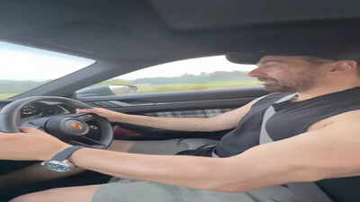 Sunny Deol starts his day enjoying a serene morning drive to Satinder Sartaaj's music