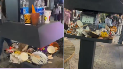 Phone charging station for tourists in Manali turned into dustbin: Viral video sparks outrage over civic sense