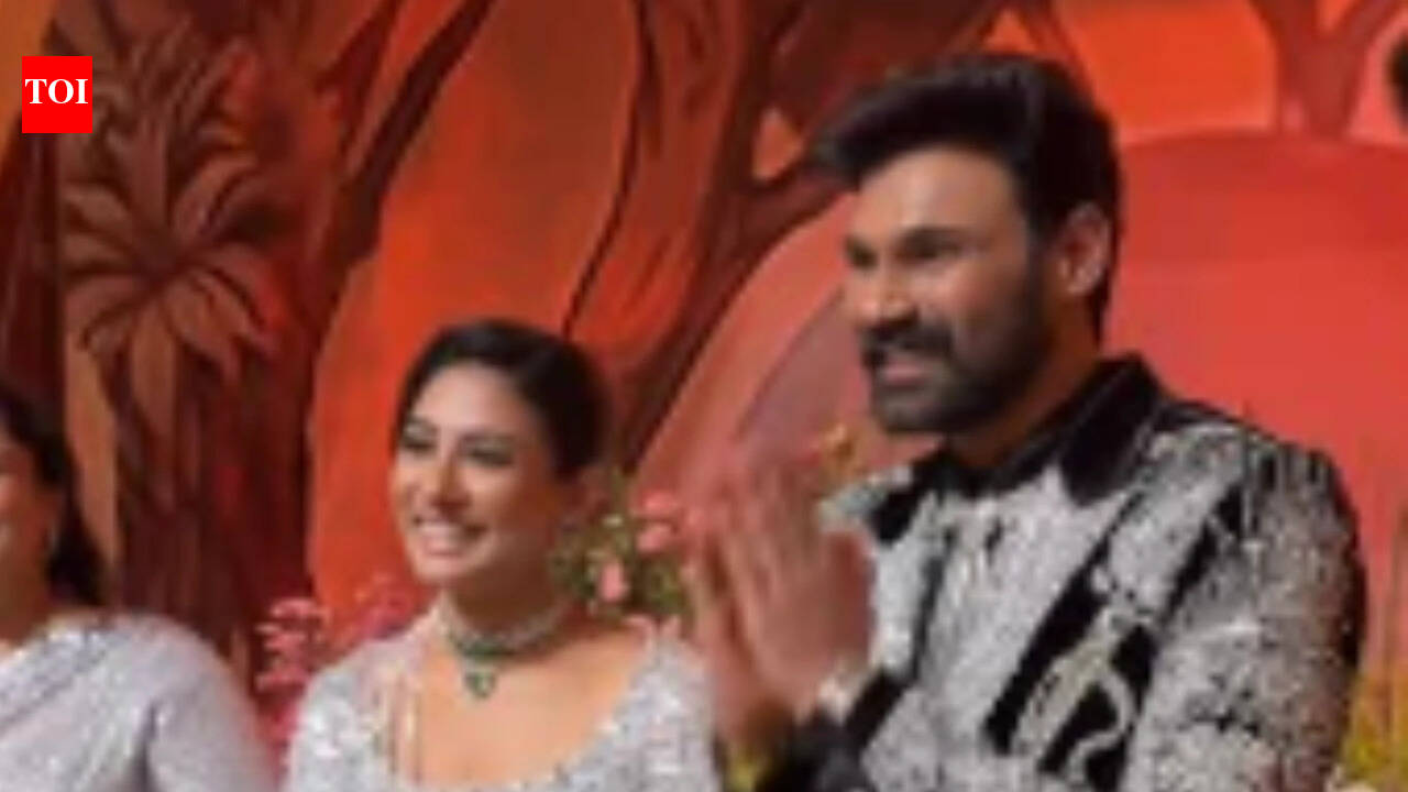 Bellamkonda Sai Sreenivas and Kavya Reddy wedding reception: Chiranjeevi, Nagarjuna, Naga Chaitanya, Kajal Aggarwal attend