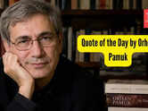 Quote of the Day by Orhan Pamuk, "We live but for a short time, we see but very little, and we know almost nothing; so, at least..."