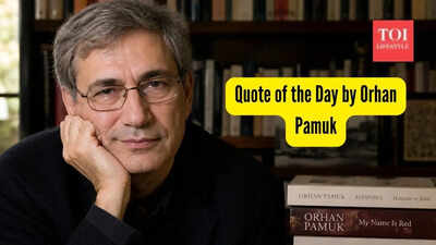Quote of the Day by Orhan Pamuk, "We live but for a short time, we see but very little, and we know almost nothing; so at least..."