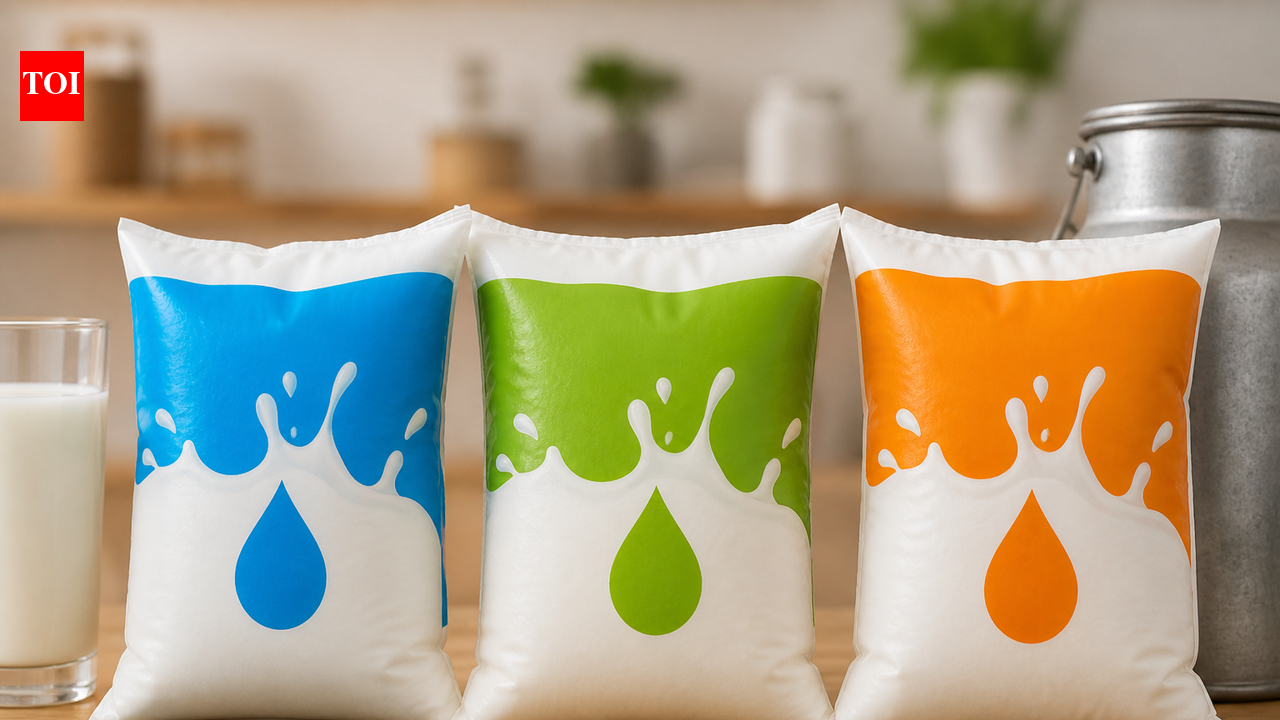Why milk packets in India have blue, green and orange colours