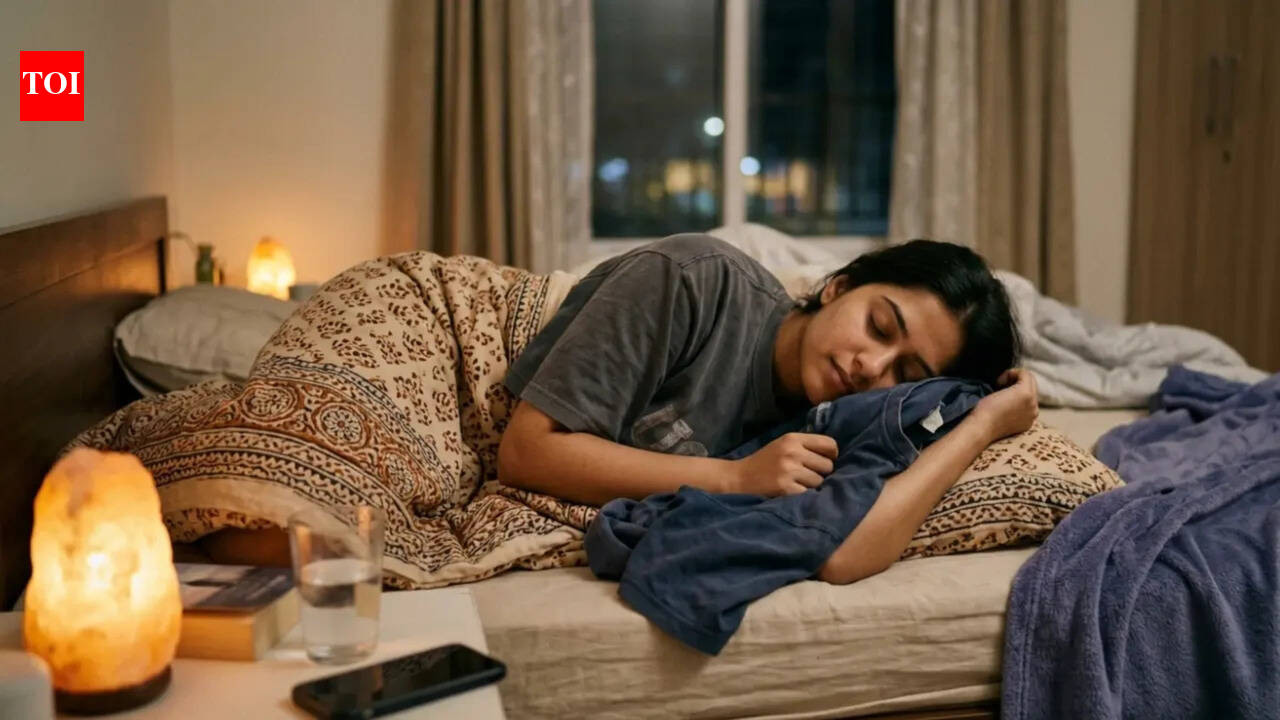 Struggling to get a good night’s sleep? Grab your partner’s T-shirt