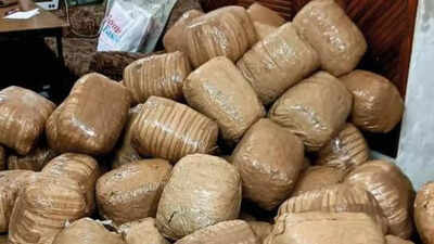 Patna police recover ganja, cash in anti-narcotics raid