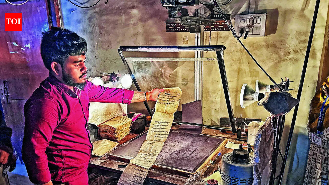 Palm-leaf texts to archival records, city to digitise rare manuscripts