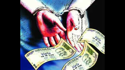 Two days after promotion, police inspector held with aide for accepting bribe