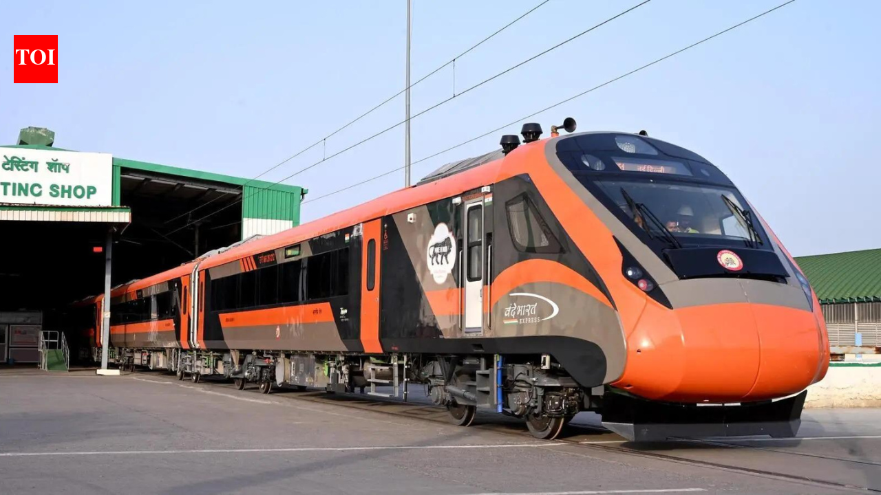 Railways roll out 100th Vande Bharat train | India News – The Times of India