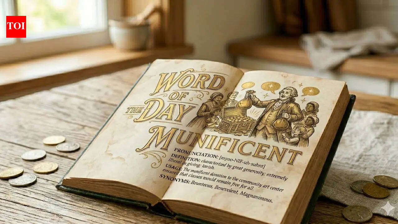 Word of the day: Munificent