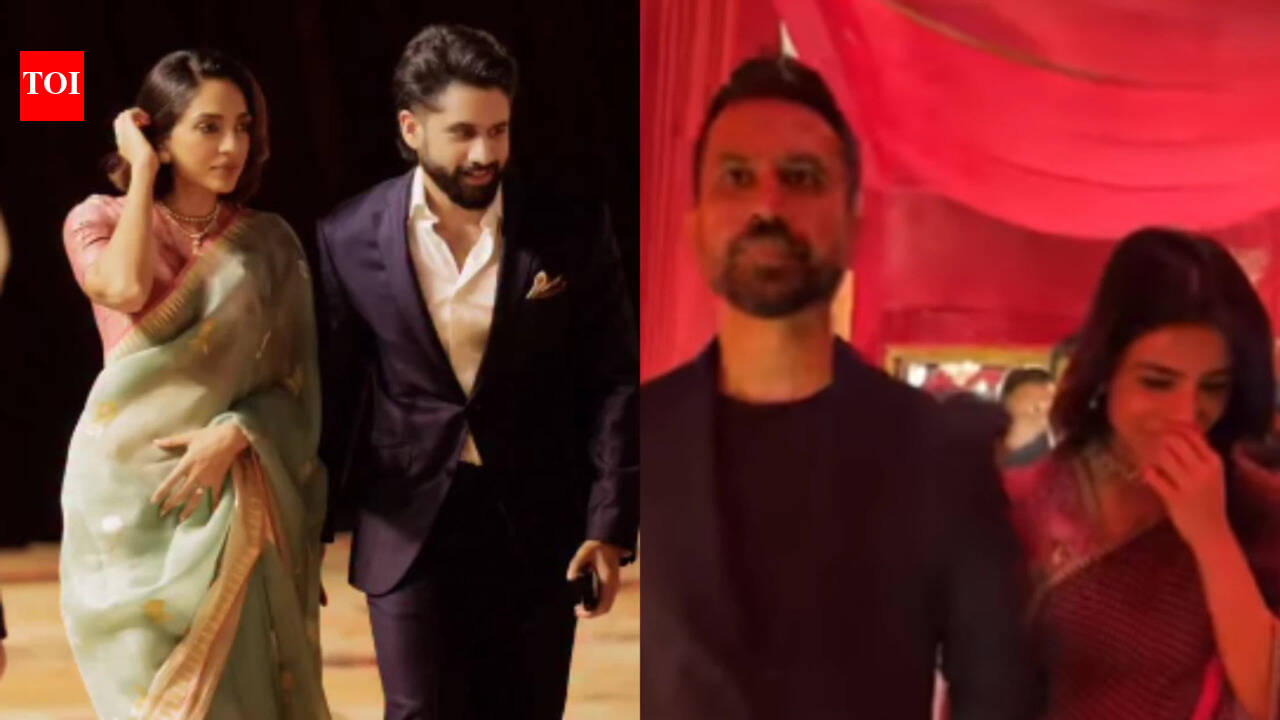 Ex-couple Naga Chaitanya, Samantha Ruth Prabhu attend same Hyderabad wedding with partners- Watch VIDEO