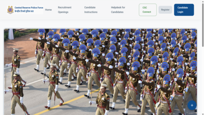 CRPF Constable recruitment 2026: Registration underway for 9,195 posts; check selection process, direct link to apply – The Times of India