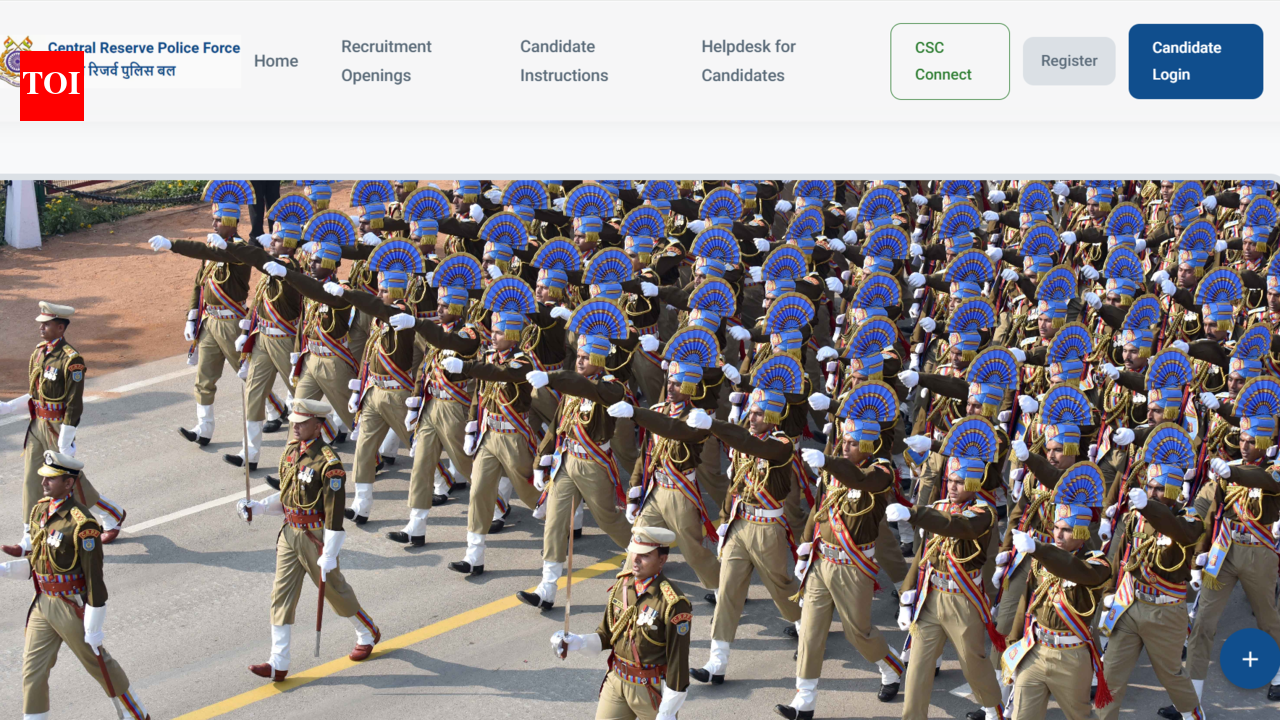 CRPF Constable recruitment 2026: Registration underway for 9,195 posts; check selection process, direct link to apply