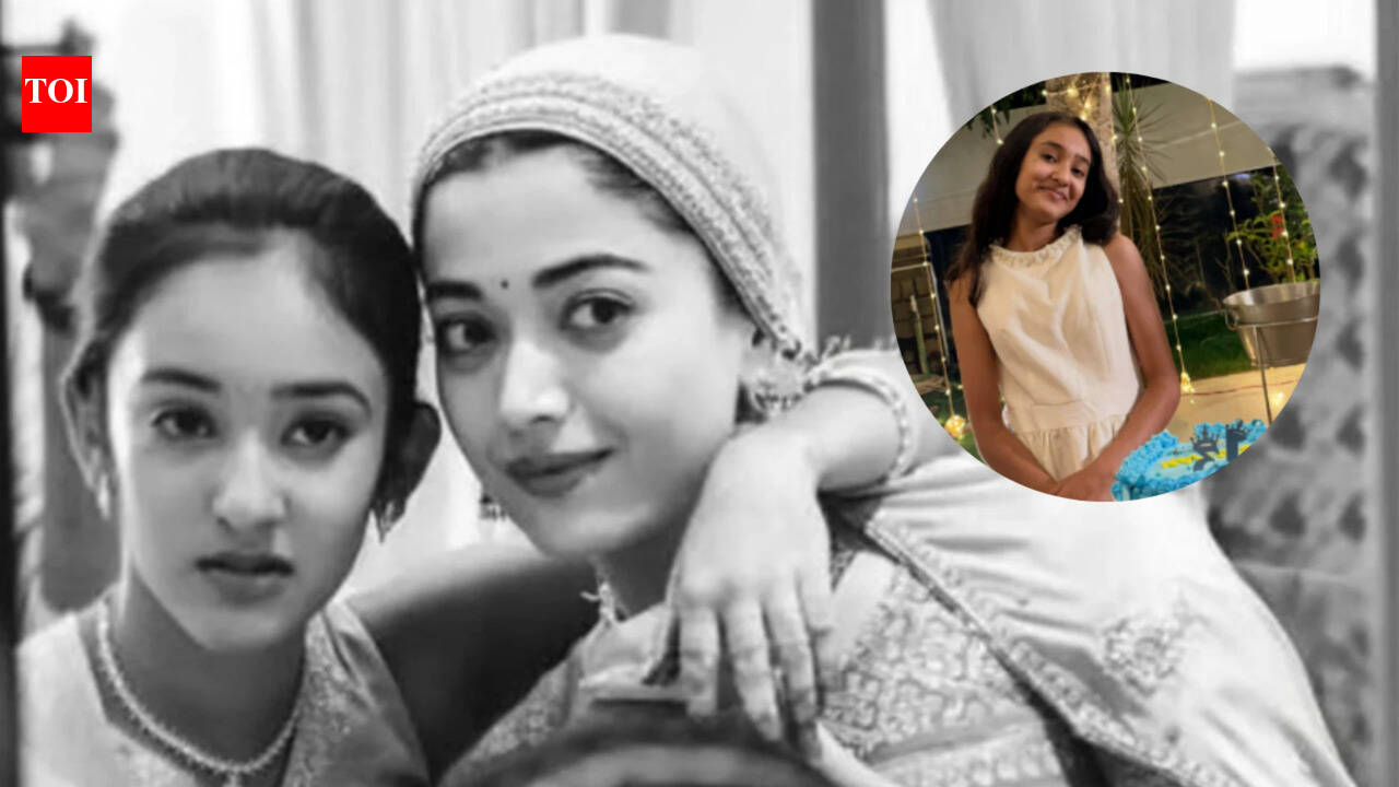 Rashmika Mandanna celebrates l'il sister Shiman’s 13th birthday with a sweet message; writes, ‘love you sweetie’