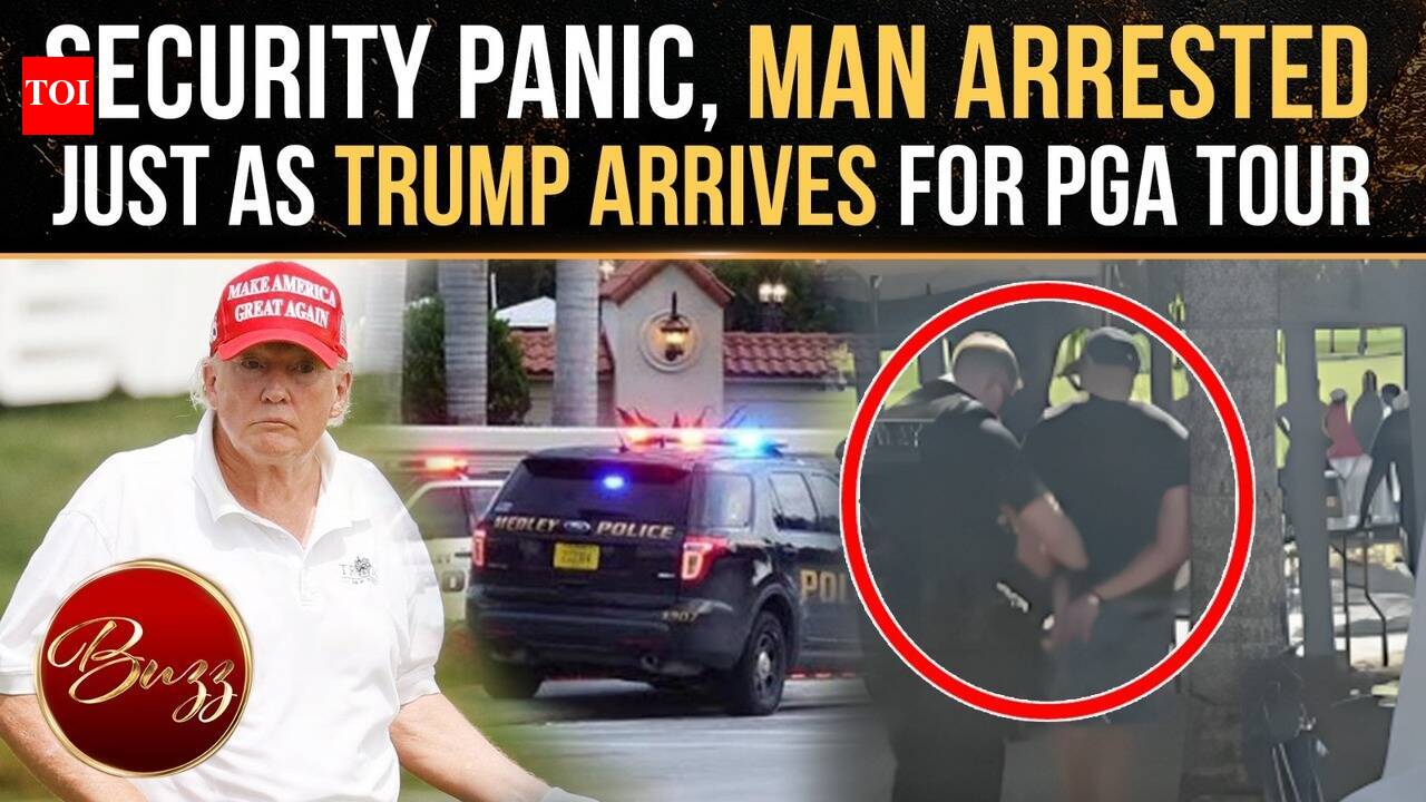 Tension High Ahead Of Trump's PGA Tour Appearance As Alleged Protester Cuffed At Florida Golf Resort