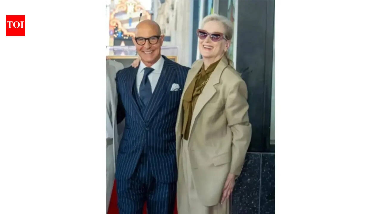 Meryl Streep praises Stanley Tucci as latter receives Hollywood Walk of Fame; 'I'm in love with you'