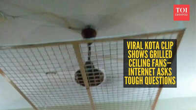 Kota’s disturbing reality? Viral video shows fans covered with iron grills to prevent suicides