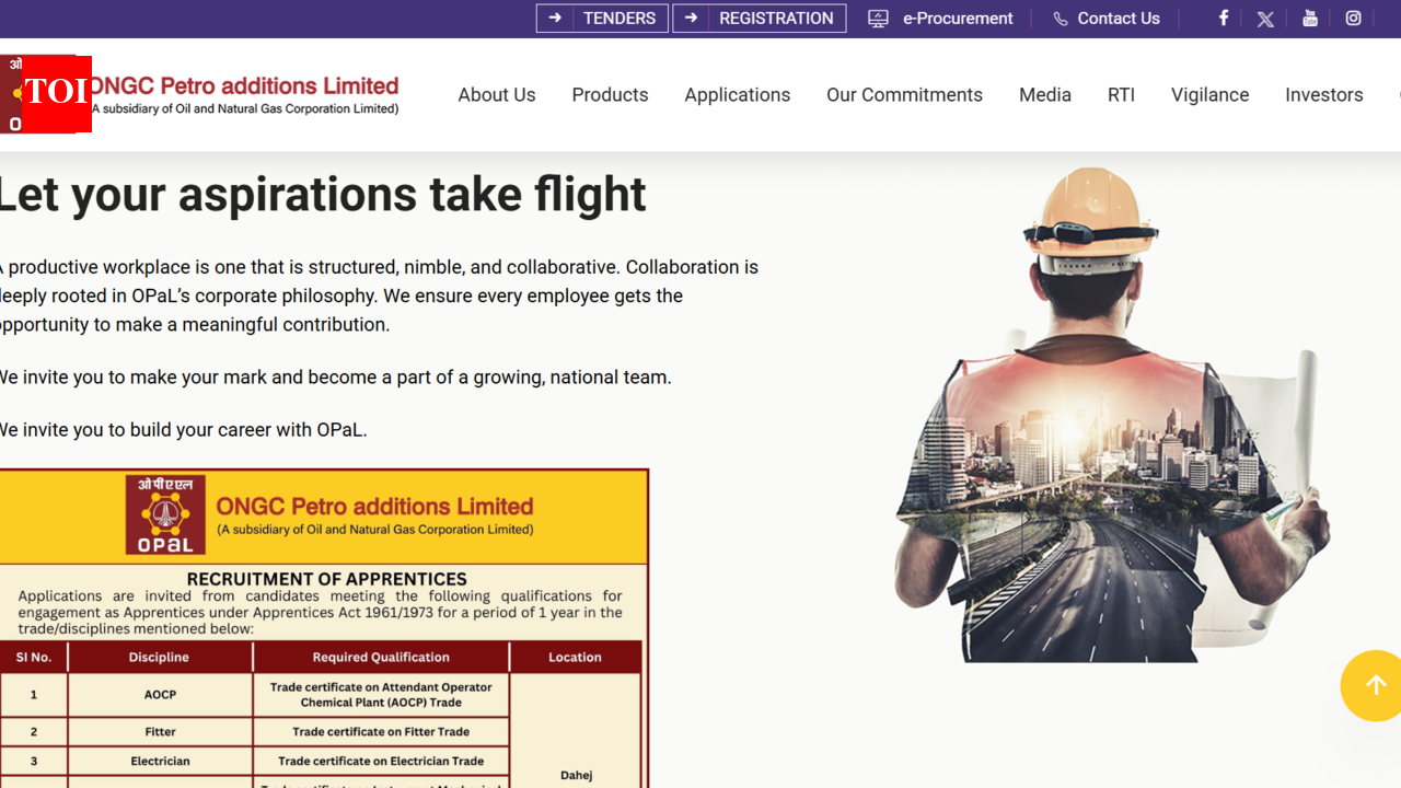 OPaL Apprentice recruitment 2026: Registration window opens at opalindia.in; check eligibility, direct link to apply