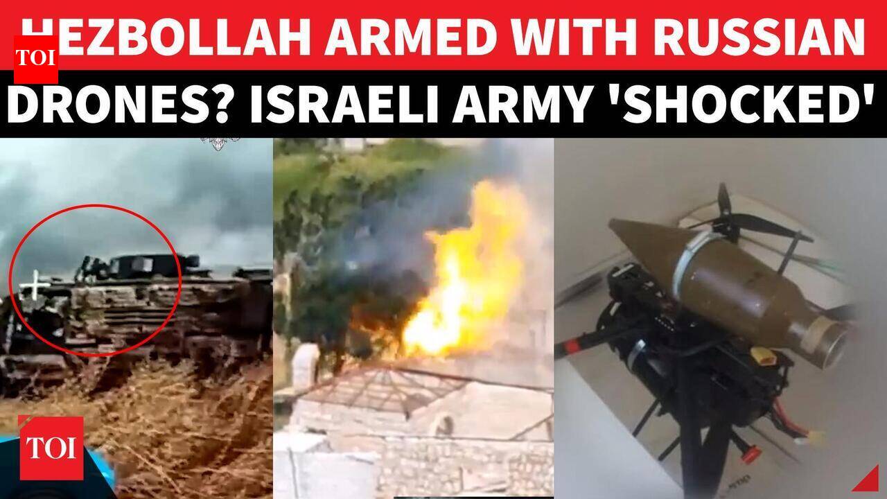 Hezbollah Unveils Fiber-Optic Drones In Southern Lebanon, Israeli ...