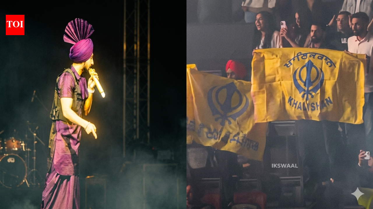 Watch: Diljit confronts fans waving pro-Khalistan flags, halts Canada concert