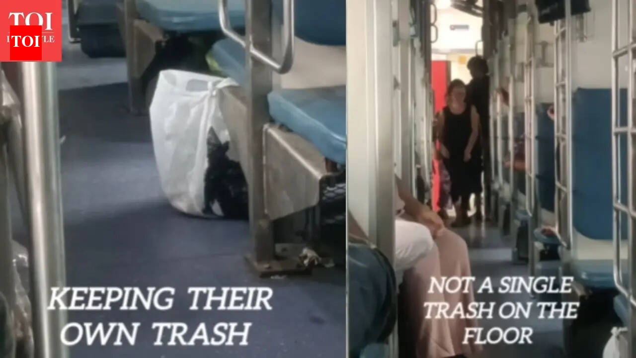 Watch: A video from Northeast India shows powerful lesson in civic sense on train