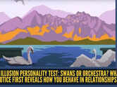 Optical illusion personality test: Swans or orchestra? What you notice first reveals how you behave in relationships