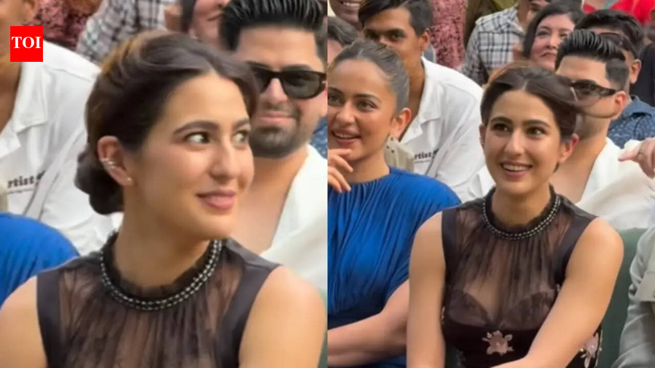 Sara Ali Khan is left shocked as host jokes about identifying actors from 'behind' through paparazzi videos: 'Yeh kya bol raha hai?'