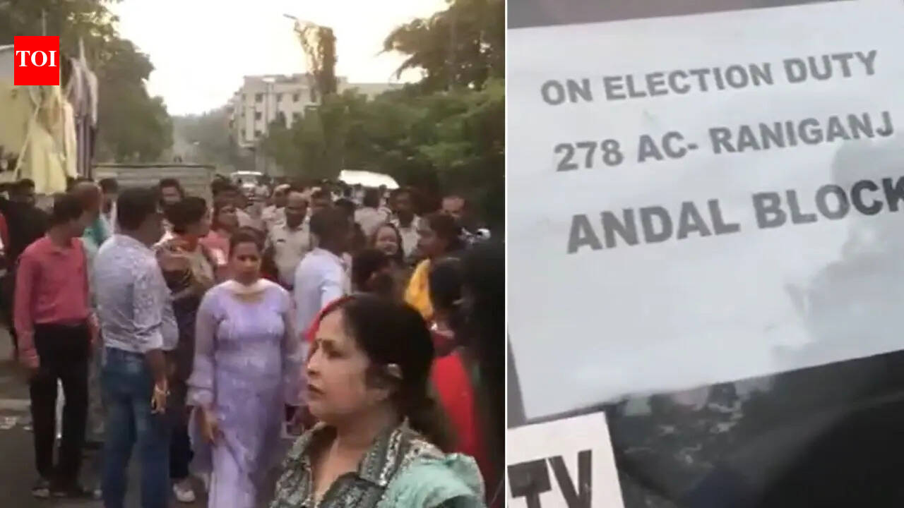 'All officers of TMC': BJP raises flag after phone found near strongroom; chaos erupts
