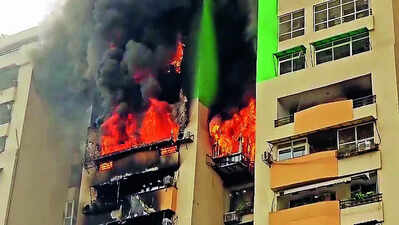 Probe into Indirapuram fire flags delay in SOS, rules out short circuit