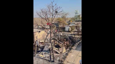 Bhiwapur Inferno: 50+ Homes Destroyed, 150+ Displaced; Admin Fast-Tracks Aid, Rehab Plan