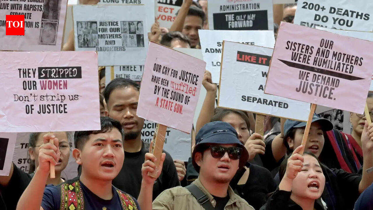 ‘No justice, no peace’: Manipur tribal groups mark 3 years of ethnic violence in Delhi protest
