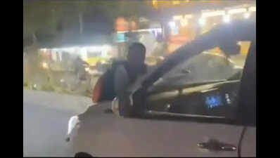 Man dragged on car bonnet for 2 km in Meerpet road rage