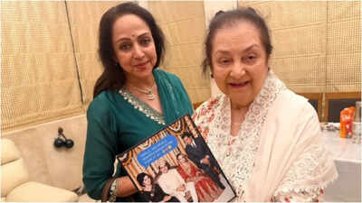 Hema Malini visits Saira Banu for the first time post Dharmendra's passing; recalls Dilip Kumar's friendship with 'Sholay' actor