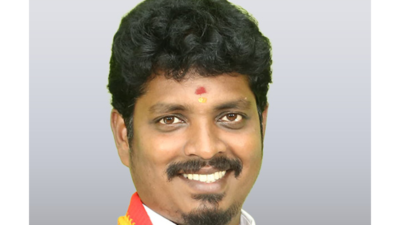 TVK'S Vignesh leads in Kinathukadavu after second round of counting.