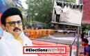 DMK Removes Tents at Anna Arivalayam as TVK Leads Early Tamil Nadu Trends