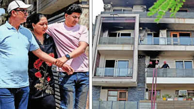 Massive Fire in Delhi’s Vivek Vihar Building, 9 Dead as Rescue Operations Continue in Shahdara