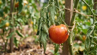 Tomato leaves curling? These 3 clues tell you exactly why