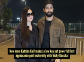 Katrina Kaif makes her first public appearance post maternity