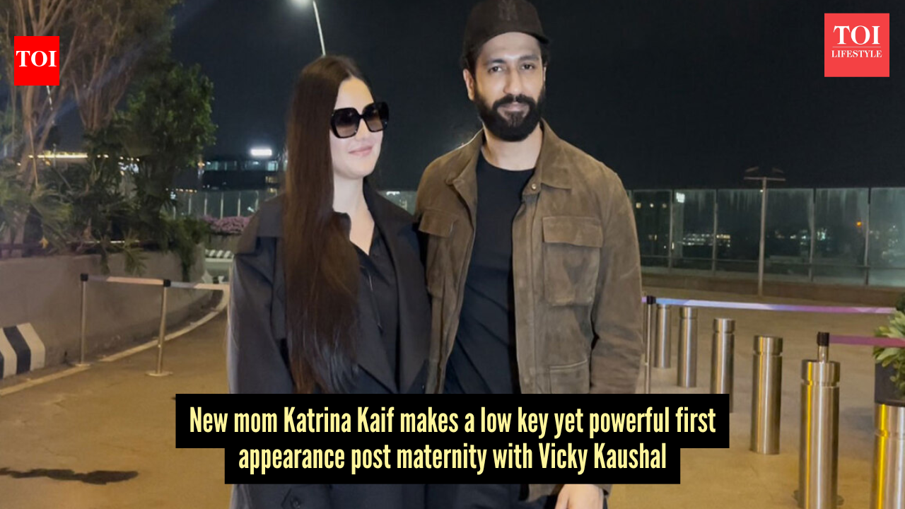 Katrina Kaif makes her first public appearance post maternity in an all ...
