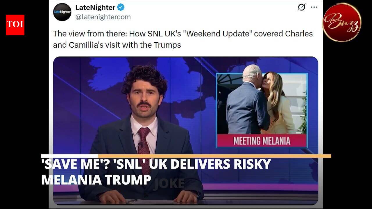 ‘SNL’ Takes Brutal Swipe At Melania Trump With King Charles ‘Kiss’ Jab Amid Jimmy Kimmel Firestorm
