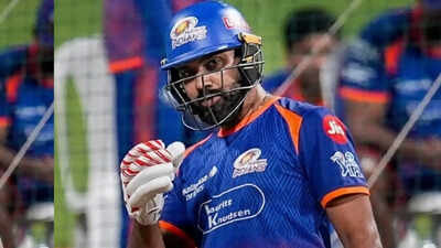 IPL 2026: Rohit Sharma’s heartfelt gesture steals show after accidental hit on ground staff | Cricket News – The Times of India
