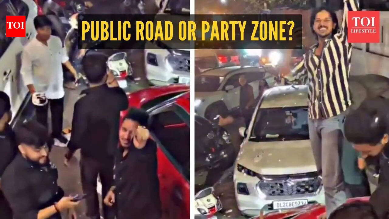 Public road or party zone? Delhi birthday video sparks outrage over ‘lawlessness’