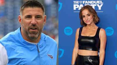 Dianna Russini and Mike Vrabel look like Titanic’s Leonardo DiCaprio and Kate Winslet for ESPN’s Inside the NBA
